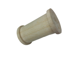 Rodillo madera # 4 diam. interno de 2 mm 5 cm de largo