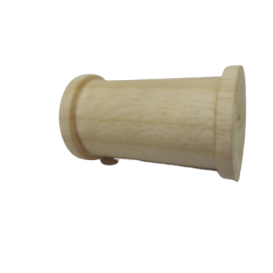 Rodillo madera # 3 diam. interno de 2 mm 4.2 cm de largo
