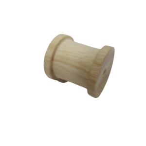 Rodillo madera # 1 diam. interno de 2 mm 2 cm largo