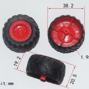 Llanta mediana rin rojo